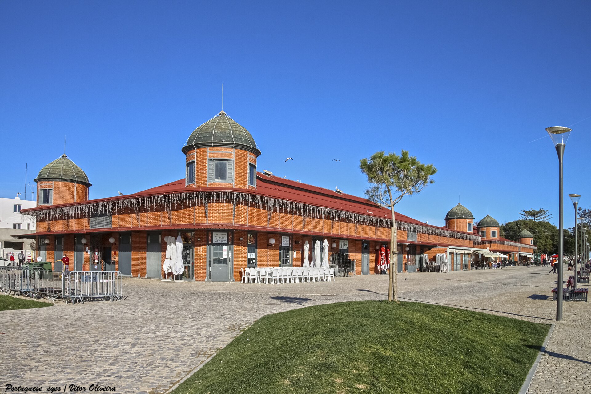 Olhão’s historic municipal market beside the waterfront